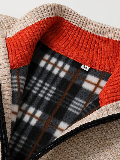 Tom Polo – Men's Sweater – Fine Knit – Kaki 1