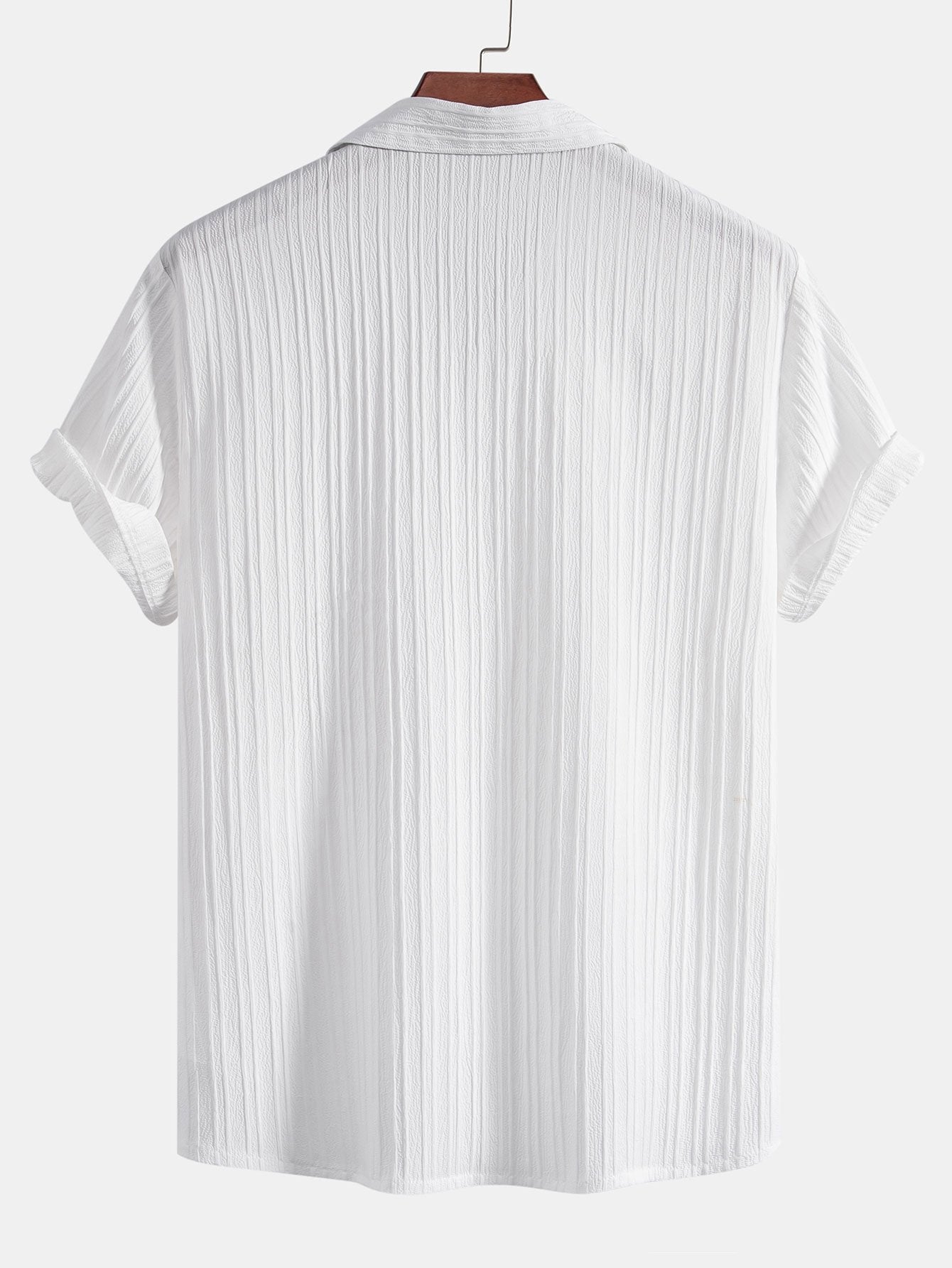 Tristan – Striped Short-Sleeve Shirt – Cotton – Multi-Color 3