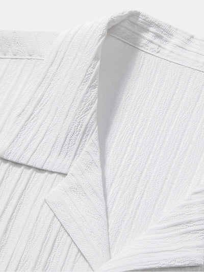 Tristan – Striped Short-Sleeve Shirt – Cotton – Multi-Color 4