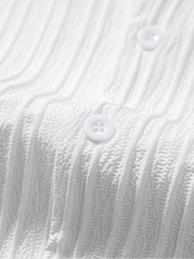 Tristan – Striped Short-Sleeve Shirt – Cotton – Multi-Color 5