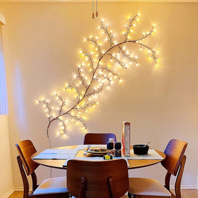 Twilight Willow Vine – 96 LED Fairy Lights – Green – 2 Meters – GardenBrite 3