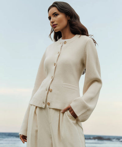 Ultramyk – Cashmere Cardigan – Gray 1