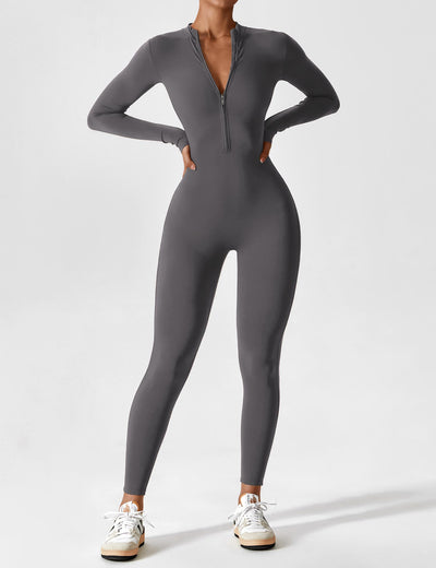 Wanda – Sporty Full Body Bodysuit – Elastic – Black 11