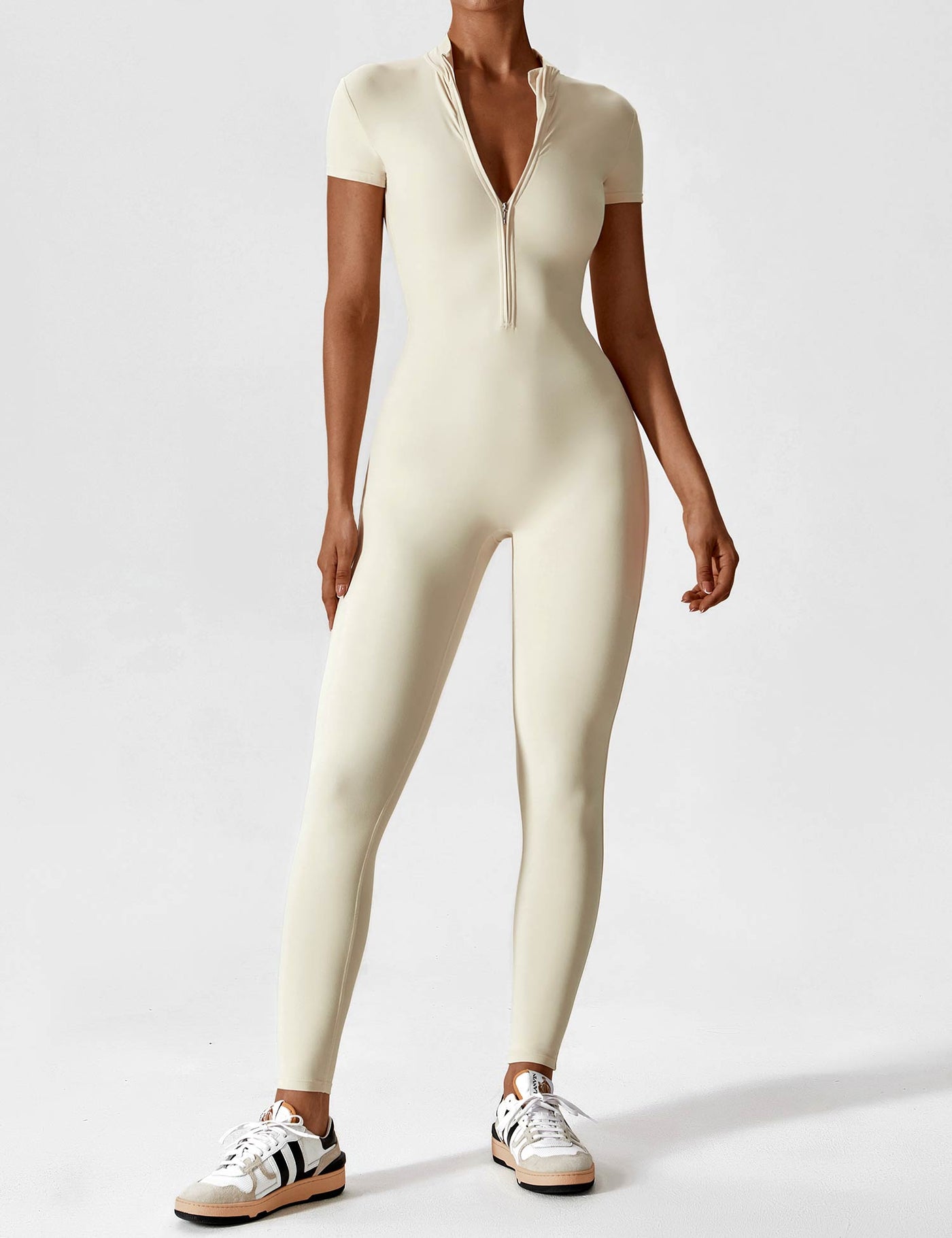 Wanda – Sporty Full Body Bodysuit – Elastic – Black 13