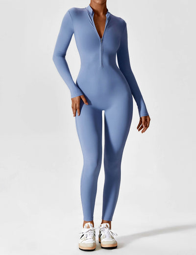 Wanda – Sporty Full Body Bodysuit – Elastic – Black 14