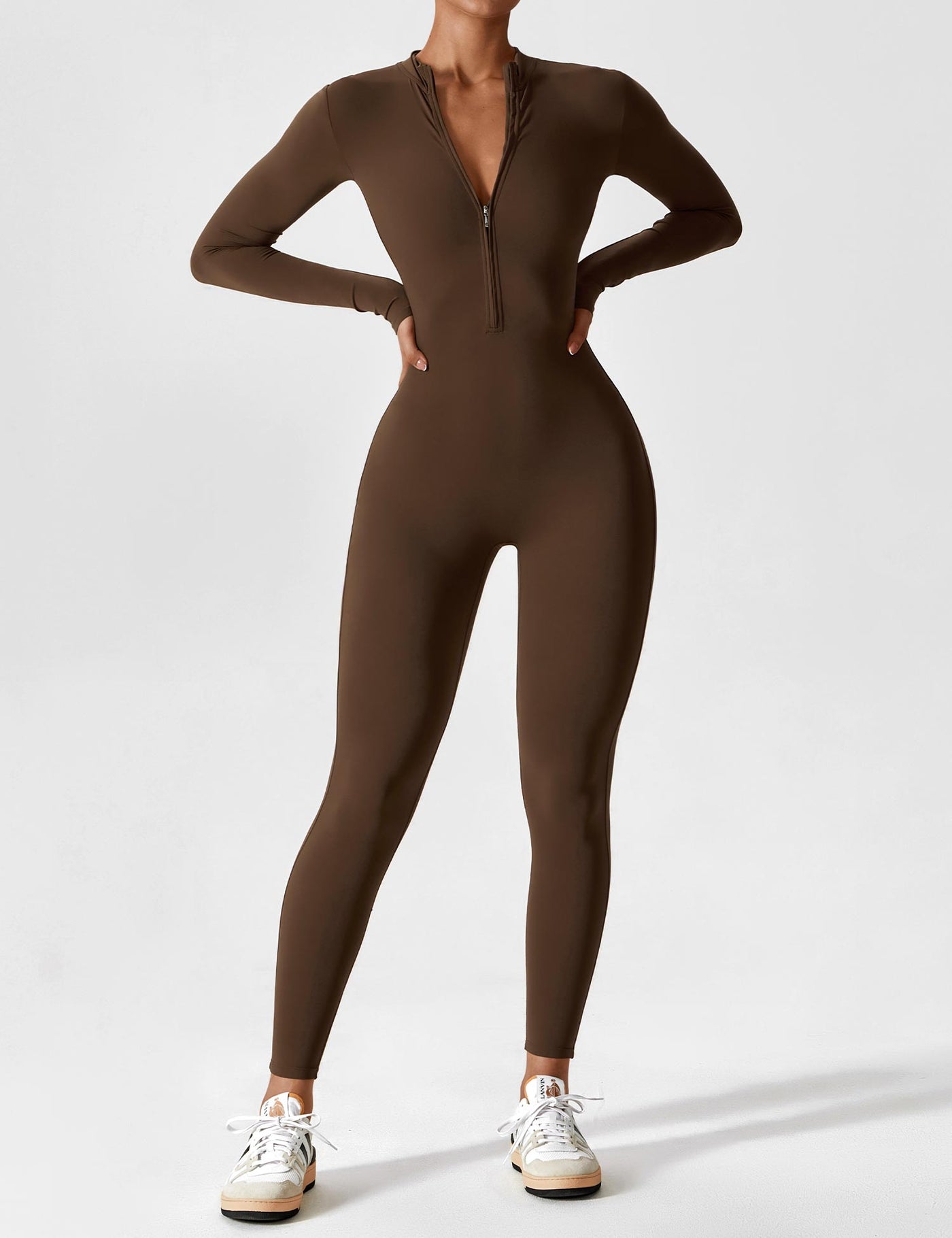 Wanda – Sporty Full Body Bodysuit – Elastic – Black 18