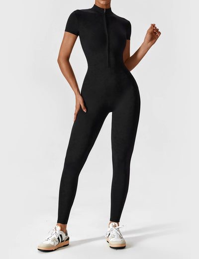 Wanda – Sporty Full Body Bodysuit – Elastic – Black 8