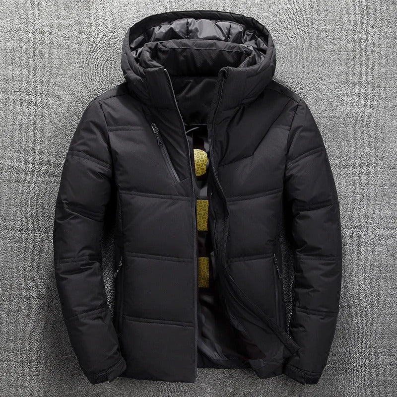 Wulfin – Men's Puffer Jacket – Lightweight Down – Black 0