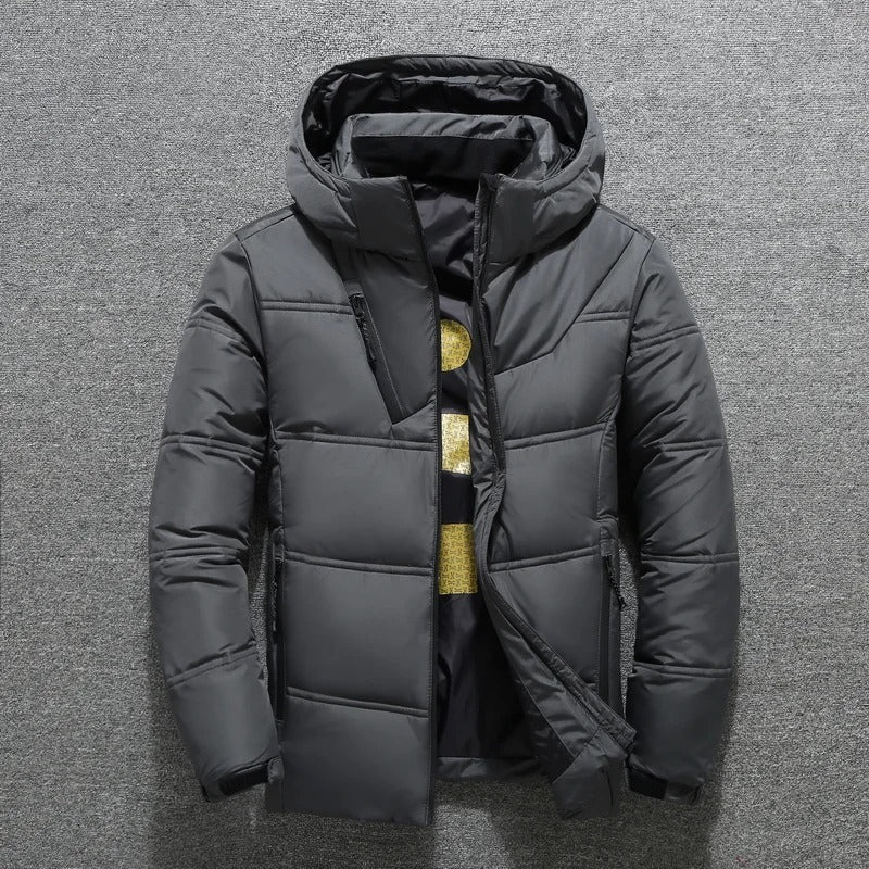 Wulfin – Men's Puffer Jacket – Lightweight Down – Black 1
