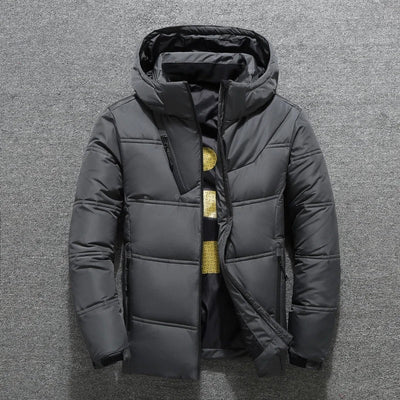 Wulfin – Men's Puffer Jacket – Lightweight Down – Black 1