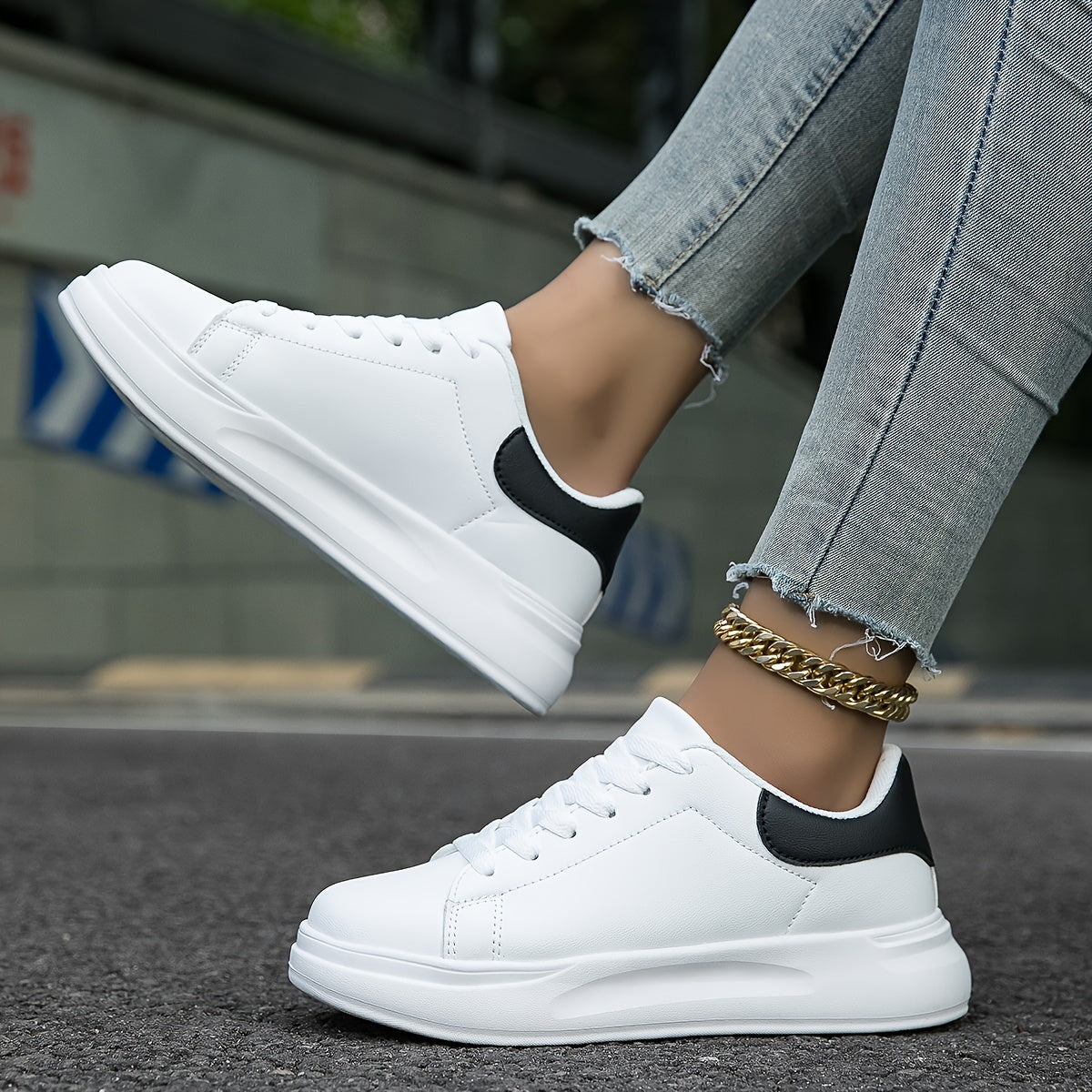 Zania – Ladies Orthopedic Sneakers – White – Lightweight Comfort 2